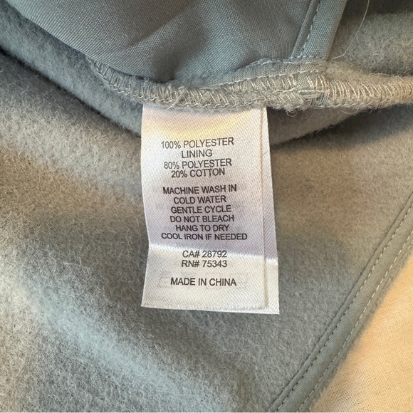 Joie Small Shacket Shirt Jacket ~ Light Blue Fleece Button Down Pockets - Picture 7 of 7